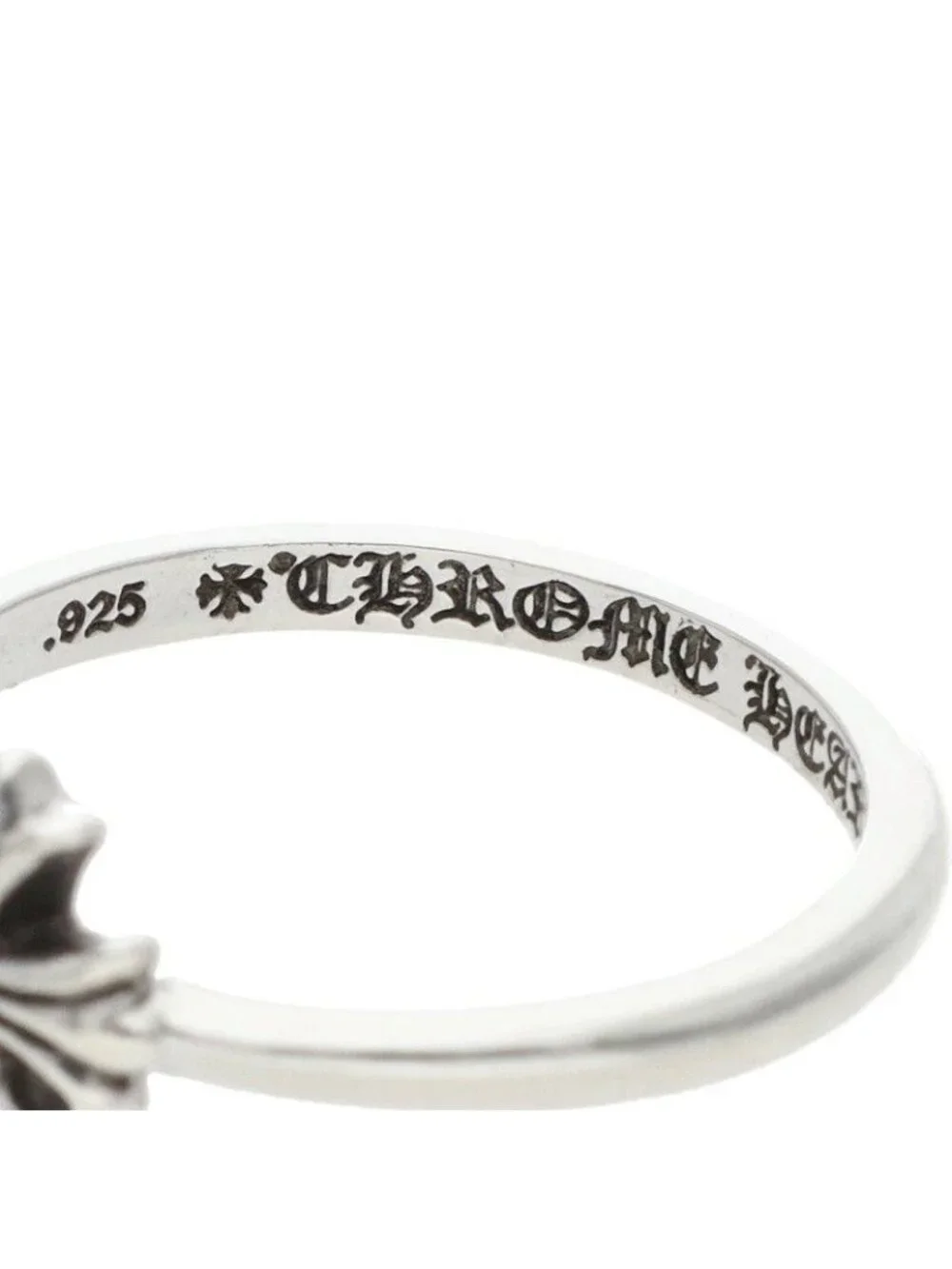 Chrome Hearts Bubblegum CH Pls CH Plus Silver Ring
